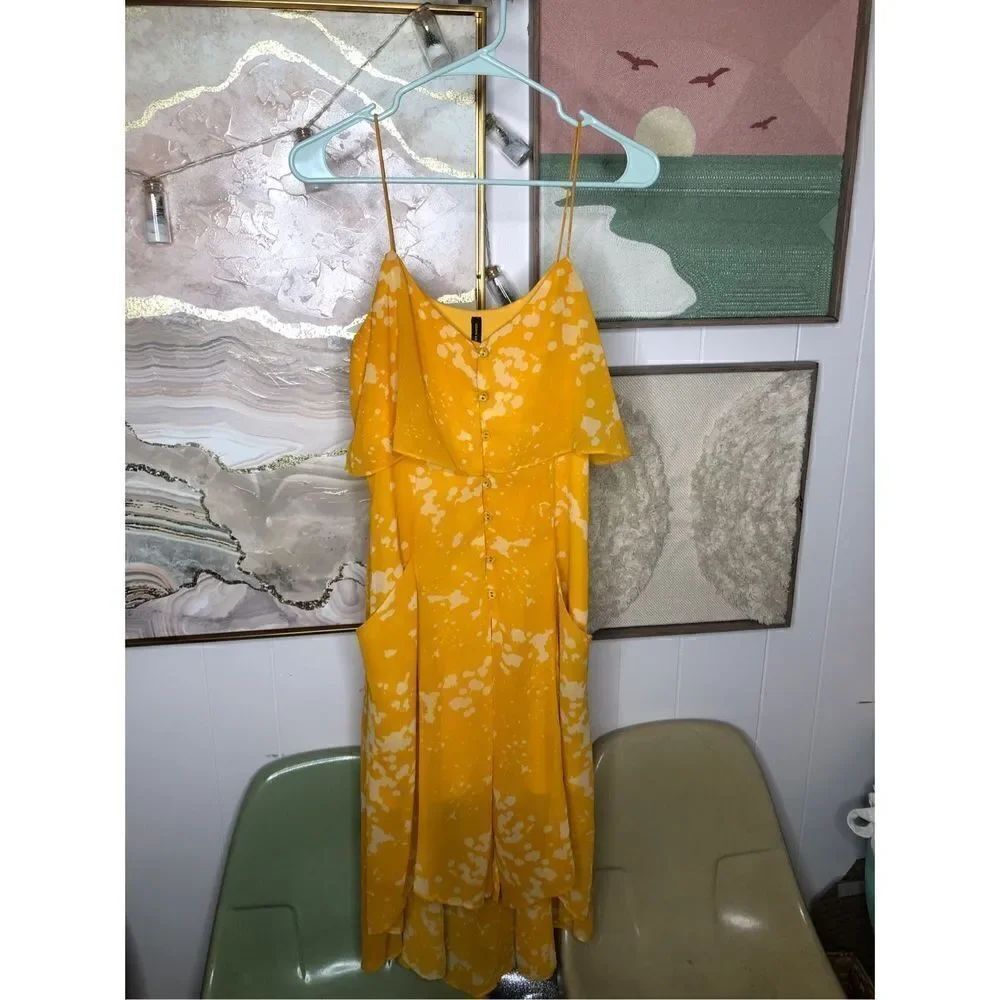 W118 by Walter Baker Dress in Yellow Summer Pinchpot